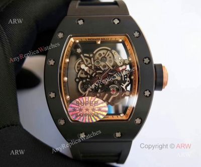 KV Factory Swiss Replica Richard Mille RM 055 Bubba Watson Skeleton Watches